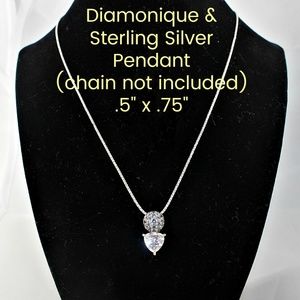 Sterling Silver & Diamonique Pendant